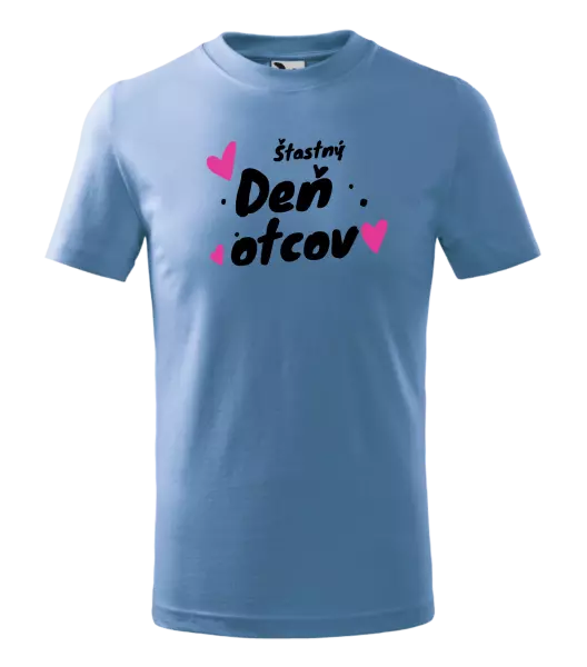 Detské tričko Šťastný deň otcov - srdce