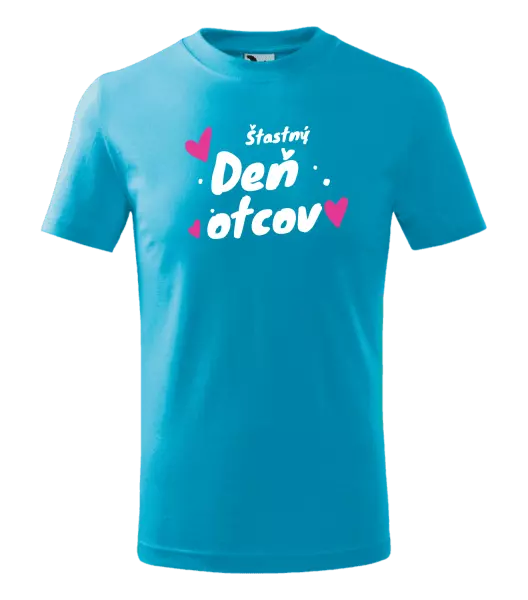 Detské tričko Šťastný deň otcov - srdce