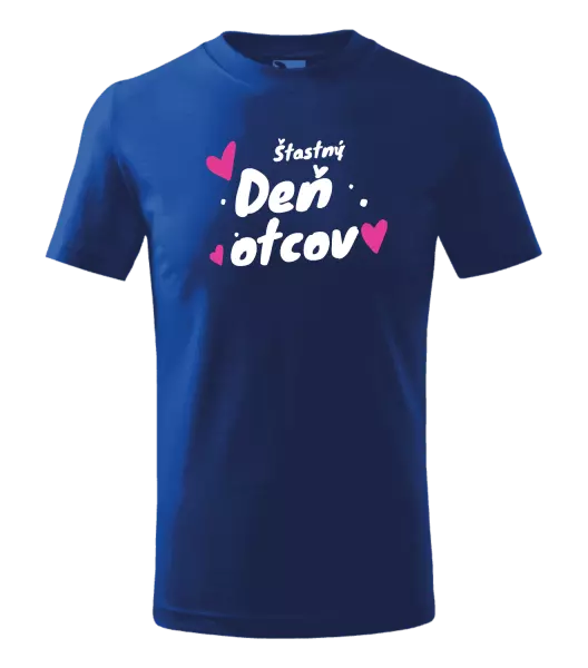 Detské tričko Šťastný deň otcov - srdce