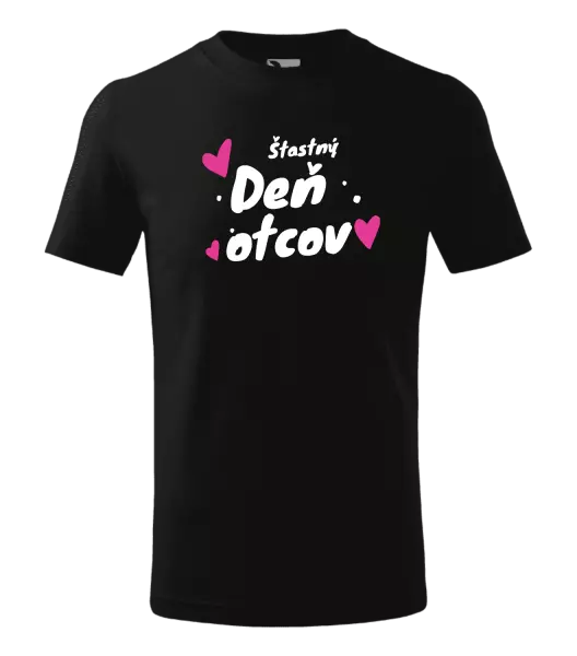 Detské tričko Šťastný deň otcov - srdce