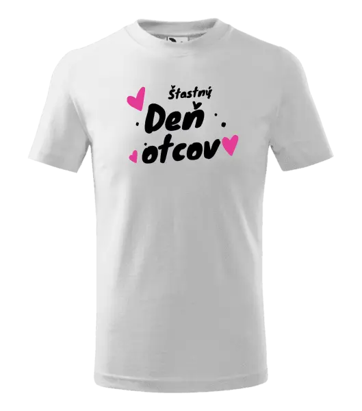 Detské tričko Šťastný deň otcov - srdce