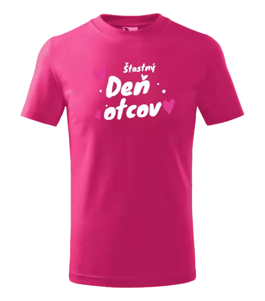 Detské tričko Šťastný deň otcov - srdce