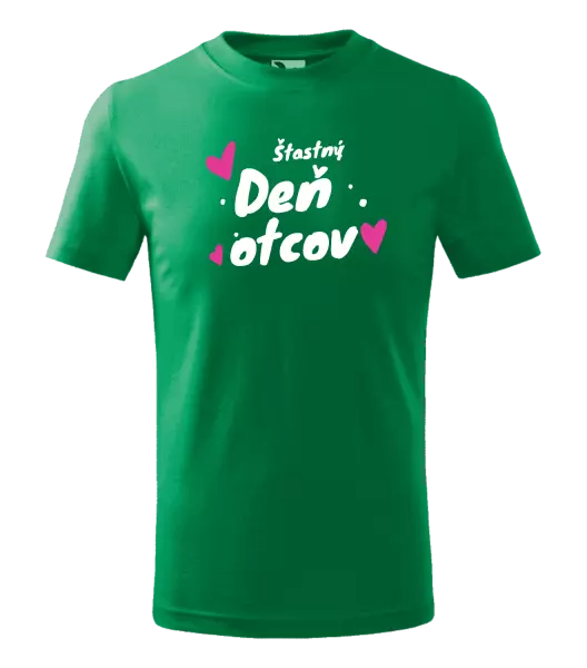 Detské tričko Šťastný deň otcov - srdce
