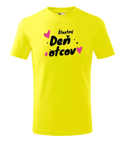 Detské tričko Šťastný deň otcov - srdce