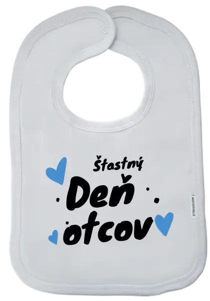 Detský podbradník Šťastný deň otcov - srdce