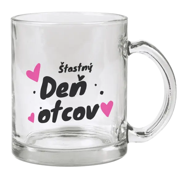 Hrnček Šťastný deň otcov - srdce