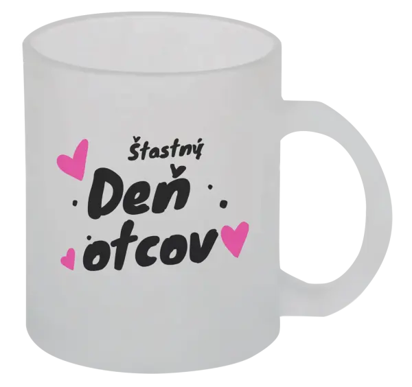 Hrnček Šťastný deň otcov - srdce