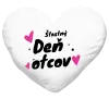 Vankúš Šťastný deň otcov - srdce