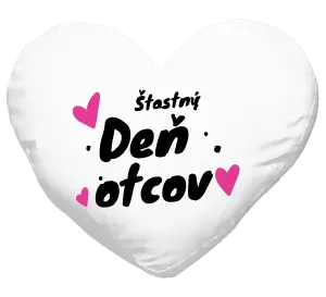 Vankúš Šťastný deň otcov - srdce