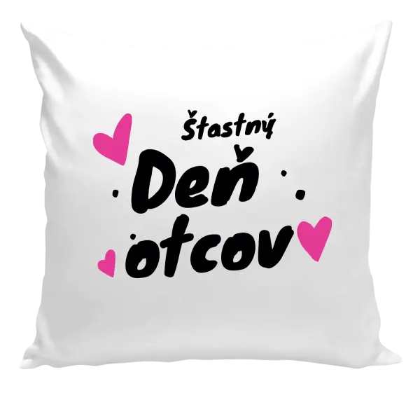 Vankúš Šťastný deň otcov - srdce