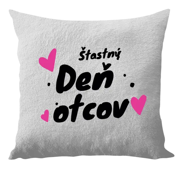 Vankúš Šťastný deň otcov - srdce