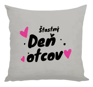 Vankúš Šťastný deň otcov - srdce