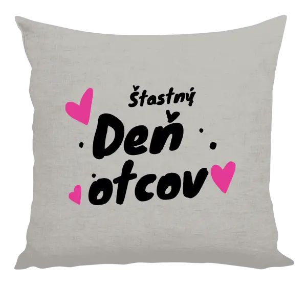 Vankúš Šťastný deň otcov - srdce