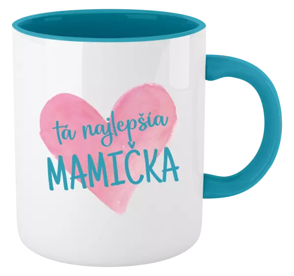 Hrnček  Tá najlepšia mamička srdce