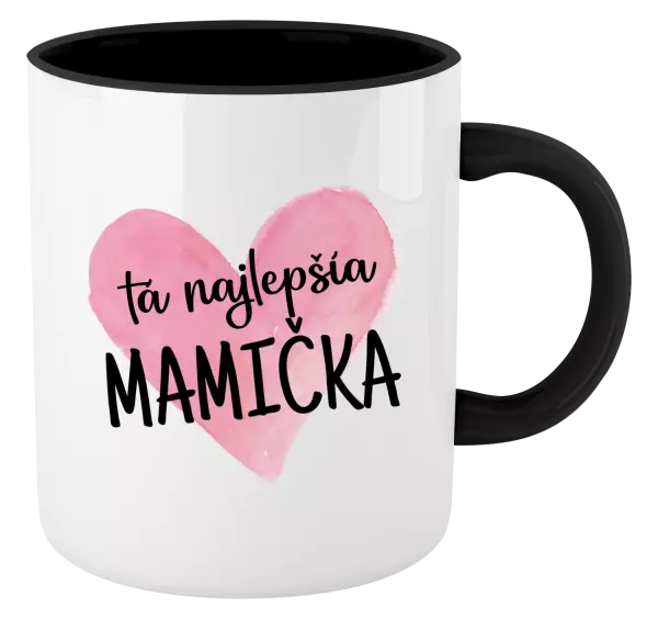 Hrnček  Tá najlepšia mamička srdce