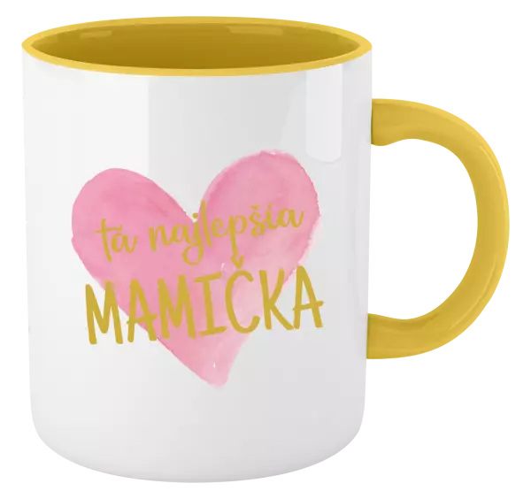 Hrnček  Tá najlepšia mamička srdce