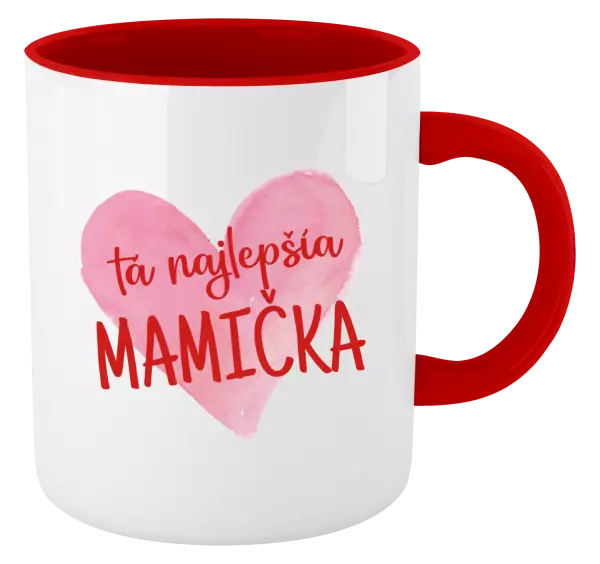 Hrnček  Tá najlepšia mamička srdce