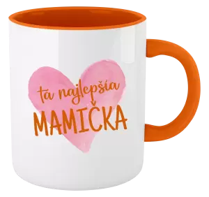 Hrnček  Tá najlepšia mamička srdce