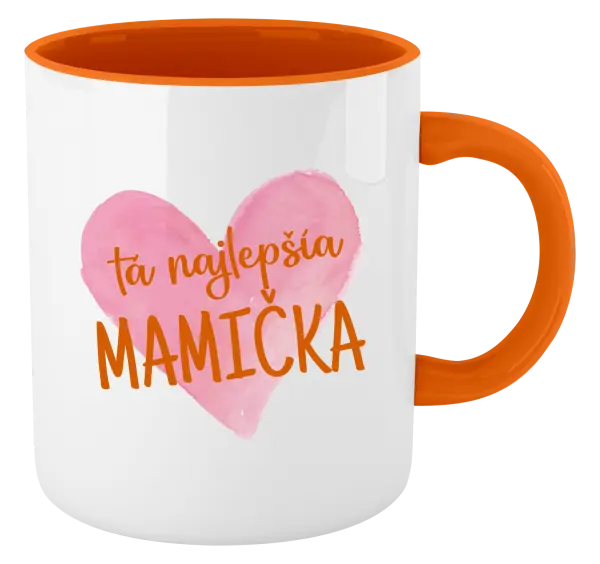Hrnček  Tá najlepšia mamička srdce