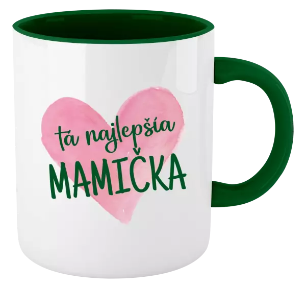 Hrnček  Tá najlepšia mamička srdce