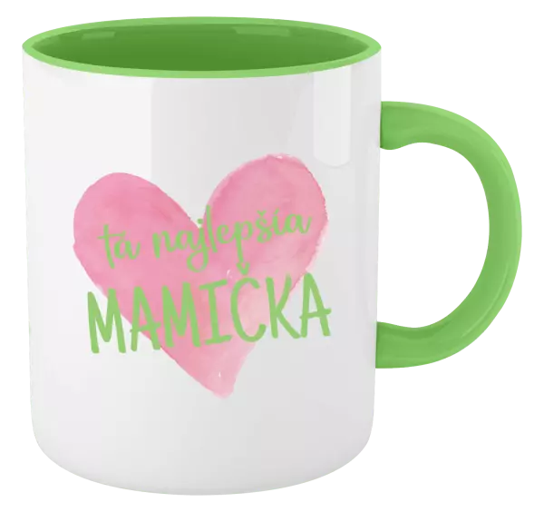 Hrnček  Tá najlepšia mamička srdce