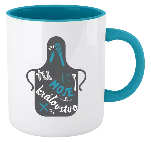 Hrnček  Tu je moje kráľovstvo - zástera