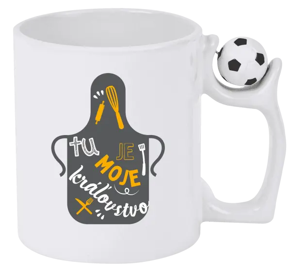 Hrnček Tu je moje kráľovstvo - zástera