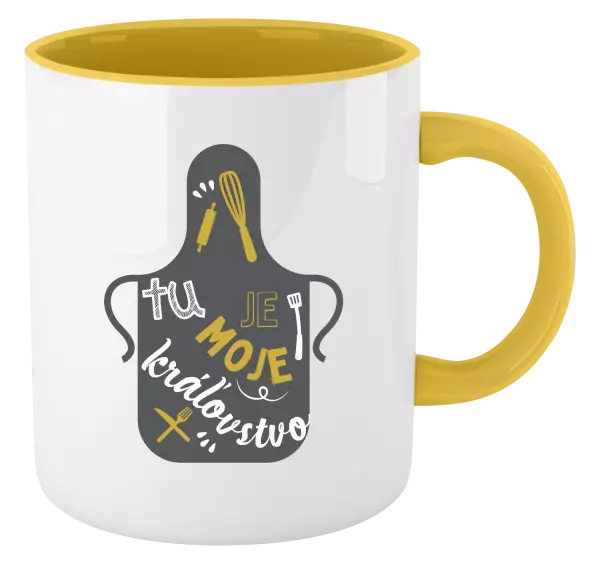 Hrnček  Tu je moje kráľovstvo - zástera