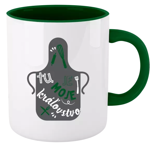 Hrnček  Tu je moje kráľovstvo - zástera