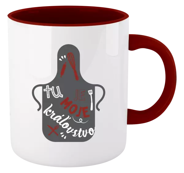 Hrnček  Tu je moje kráľovstvo - zástera