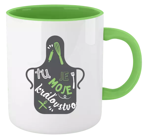 Hrnček  Tu je moje kráľovstvo - zástera