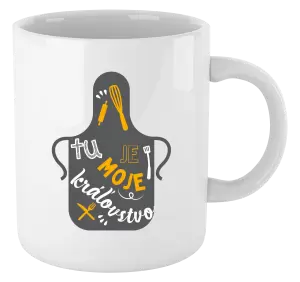 Hrnček Tu je moje kráľovstvo - zástera