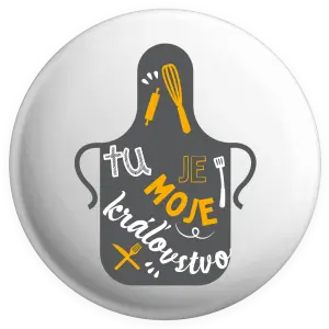 Placka Tu je moje kráľovstvo - zástera