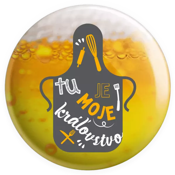 Placka Tu je moje kráľovstvo - zástera