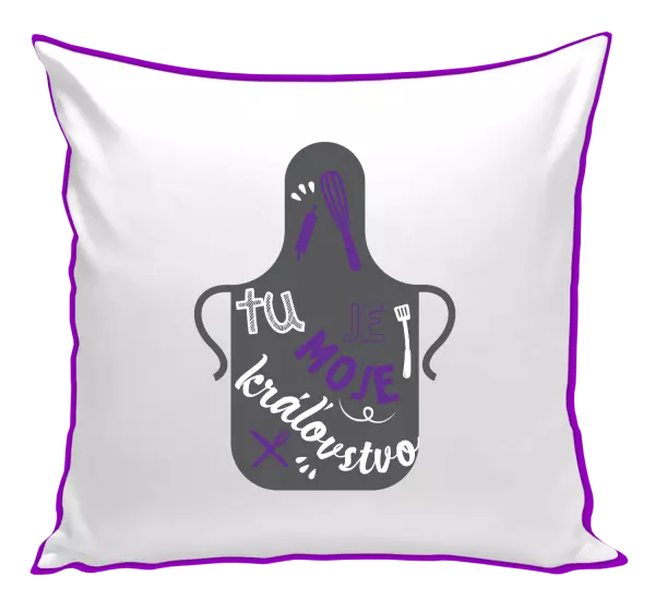 Vankúš Tu je moje kráľovstvo - zástera