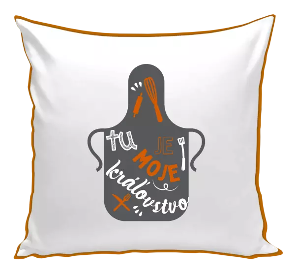 Vankúš Tu je moje kráľovstvo - zástera