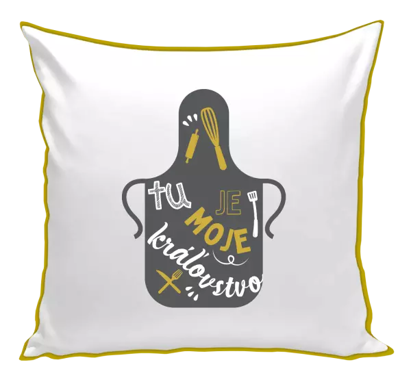 Vankúš Tu je moje kráľovstvo - zástera