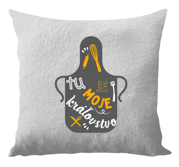 Vankúš Tu je moje kráľovstvo - zástera