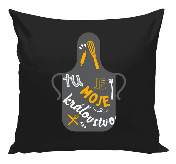 Vankúš Tu je moje kráľovstvo - zástera