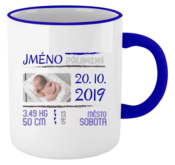 Hrnek Narození miminka 01