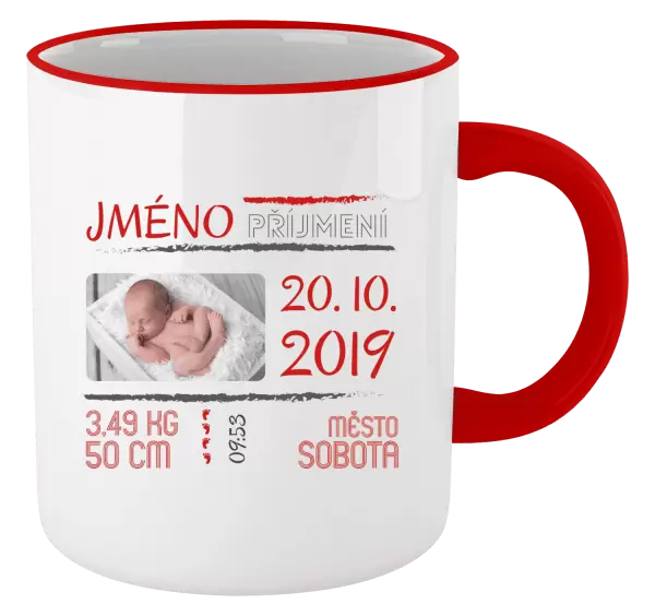 Hrnek Narození miminka 01
