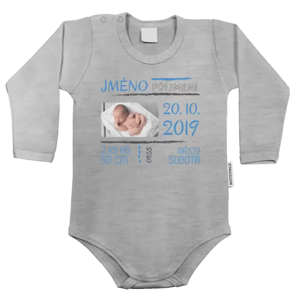 Dětské body Narození miminka 01