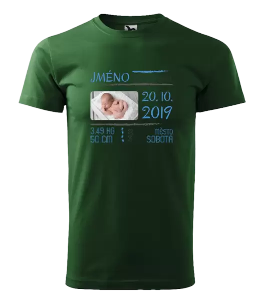 Pánské tričko Narození miminka 01