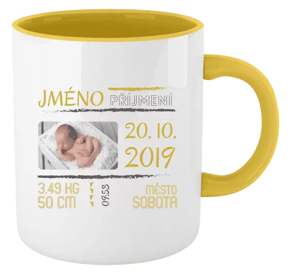Hrnek Narození miminka 01