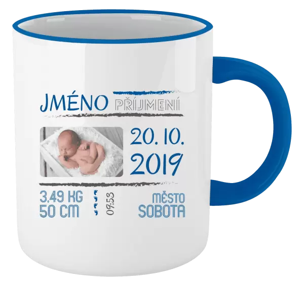 Hrnek Narození miminka 01