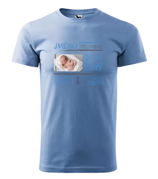 Pánské tričko Narození miminka 01