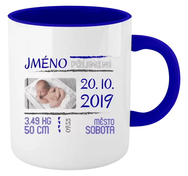 Hrnek Narození miminka 01