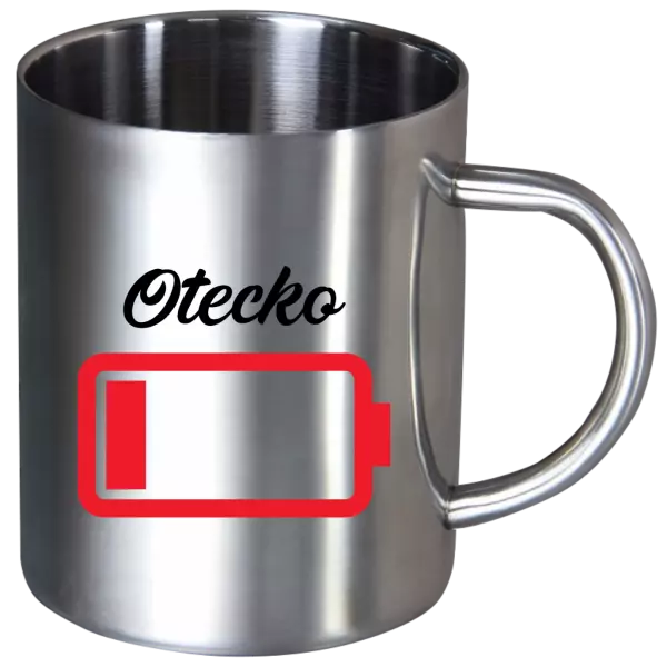 Nerezový hrnček Otecko - baterie