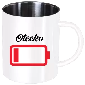 Nerezový hrnček Otecko - baterie