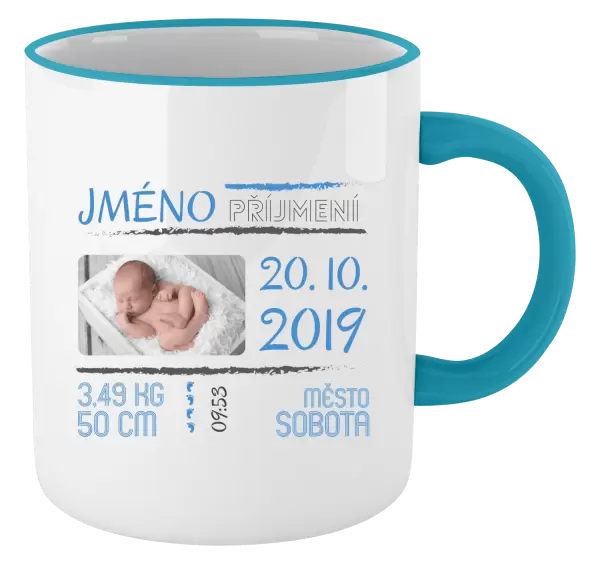 Hrnek Narození miminka 01